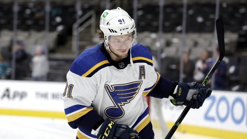     Нападающий «Сент-Луис Блюз» Владимир Тарасенко AP Josie Lepe