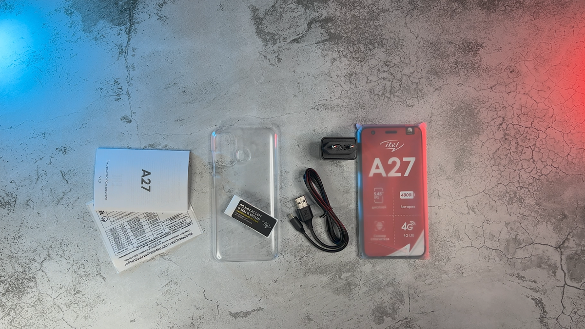 Комплектация смартфона Itel A27