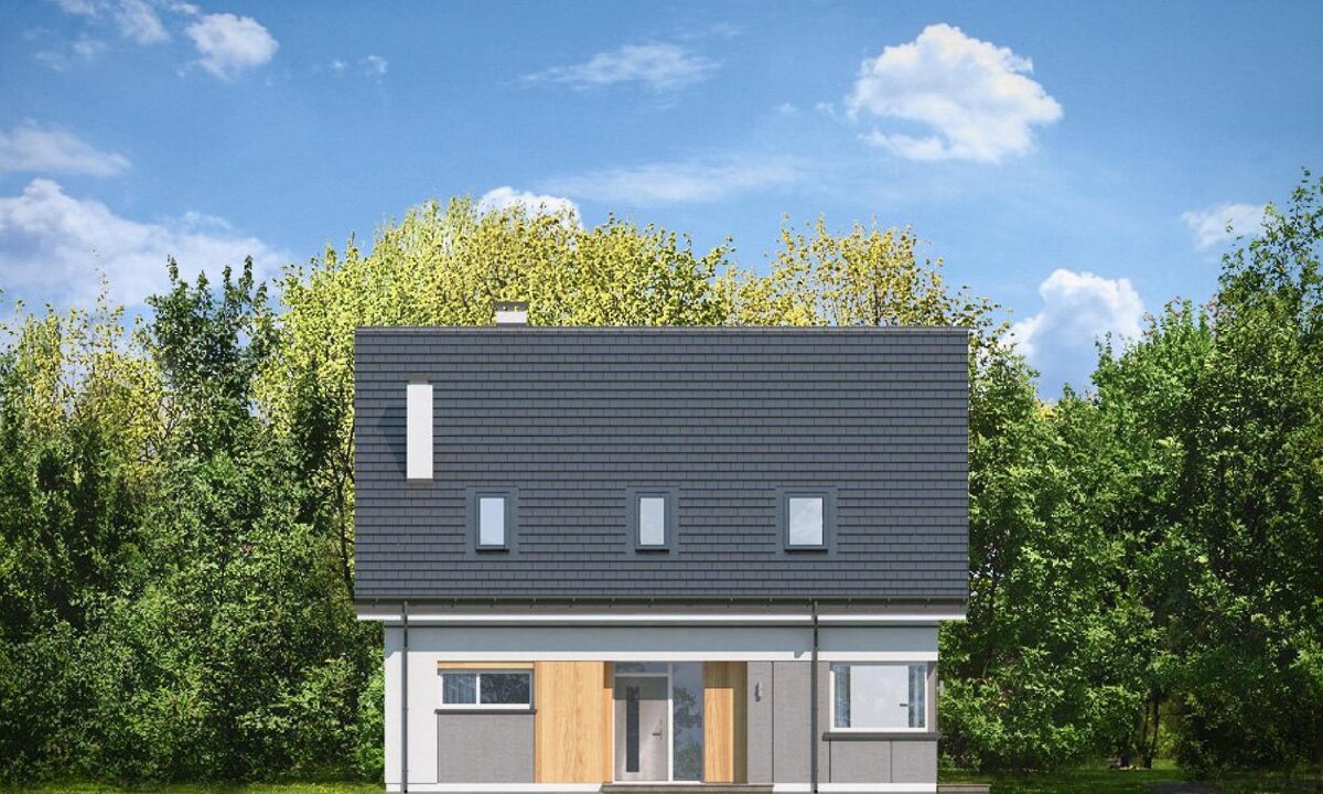 Главный фасад - Проект дома - MP-066