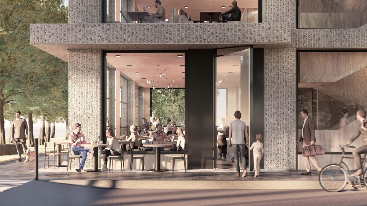    Проект реконструкции ресторана "Кофемания" на Комсомольском проспекте в Москве© Пресс-служба Москомархитектуры