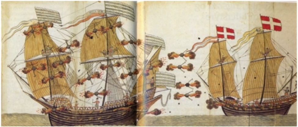 В рукописи показывалось, как менее крупный датский корабль может победить большое шведское судно в артиллерийском бою за счет лучшей маневренности.