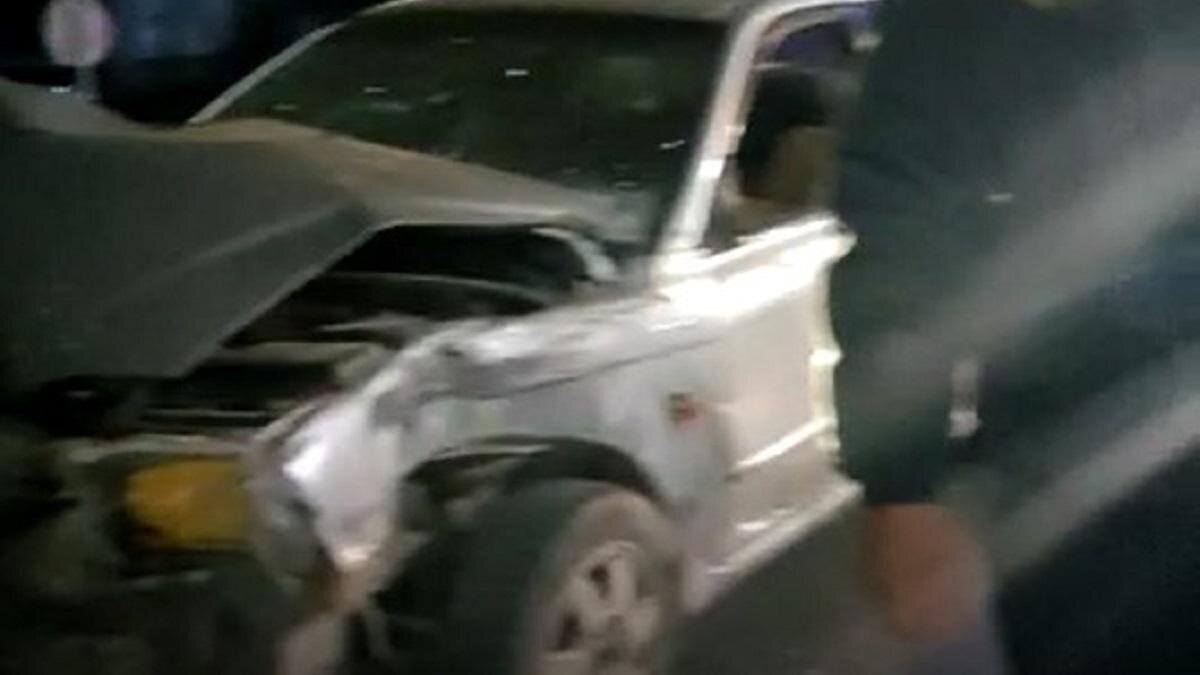    Автомобиль после ДТП в Костанае:ДП Костанайской области