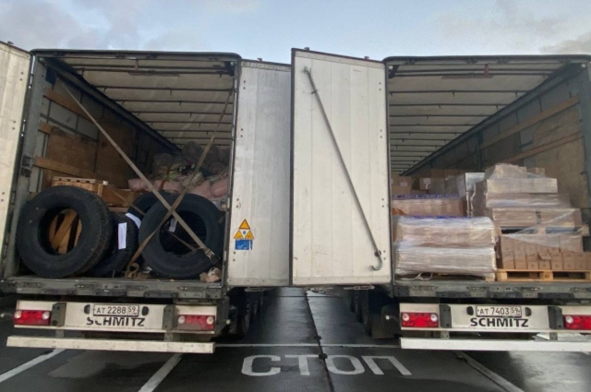    Из Пермского края в зону СВО отправили 120 тонн груза для батальона «Молот»