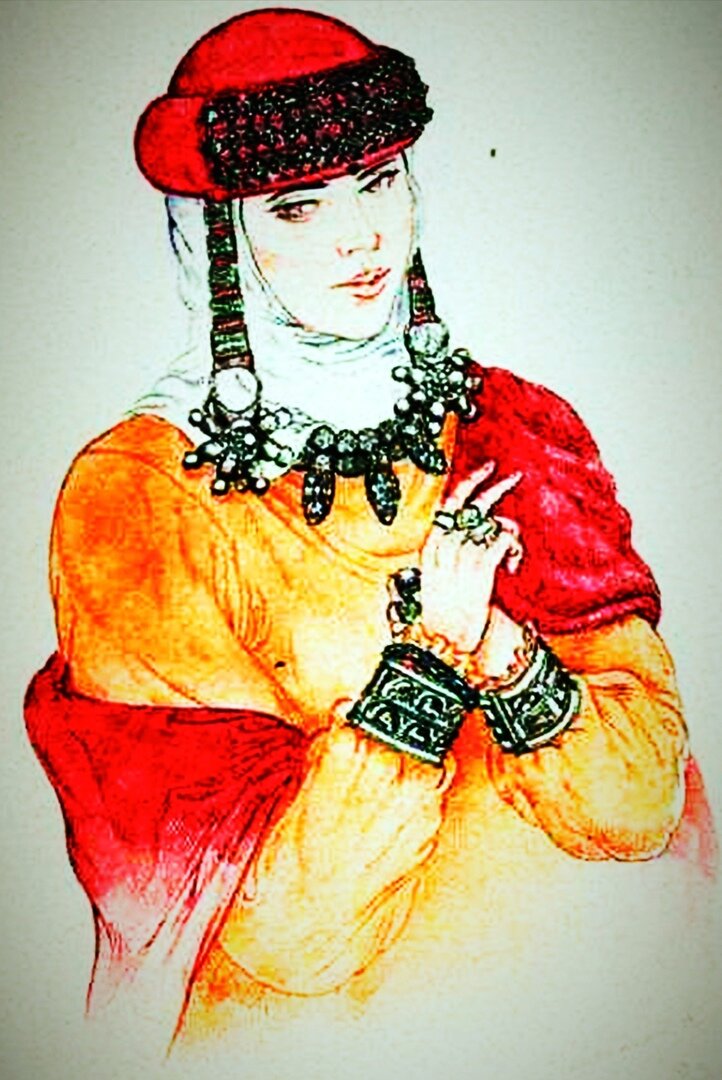 Как носили колты: иллюстрация-реконструкция по материалам археологических раскопок