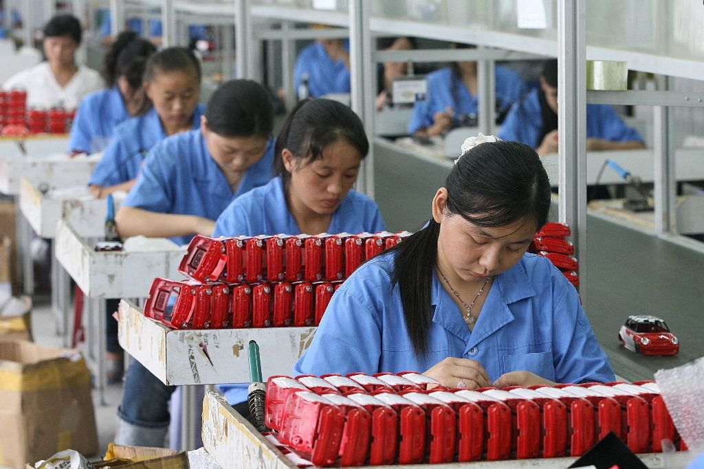 Производство товаров китай