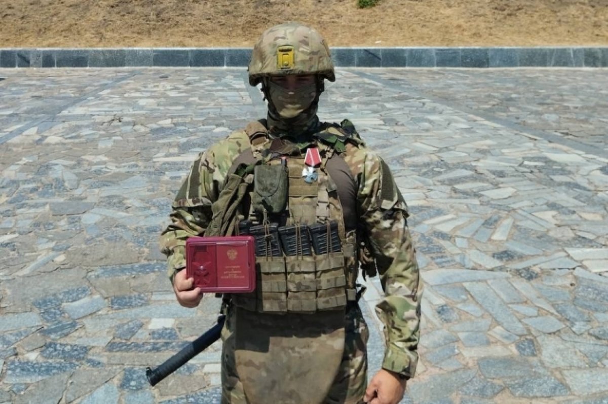    Житель Новосибирской области получил орден Мужества в зоне СВО