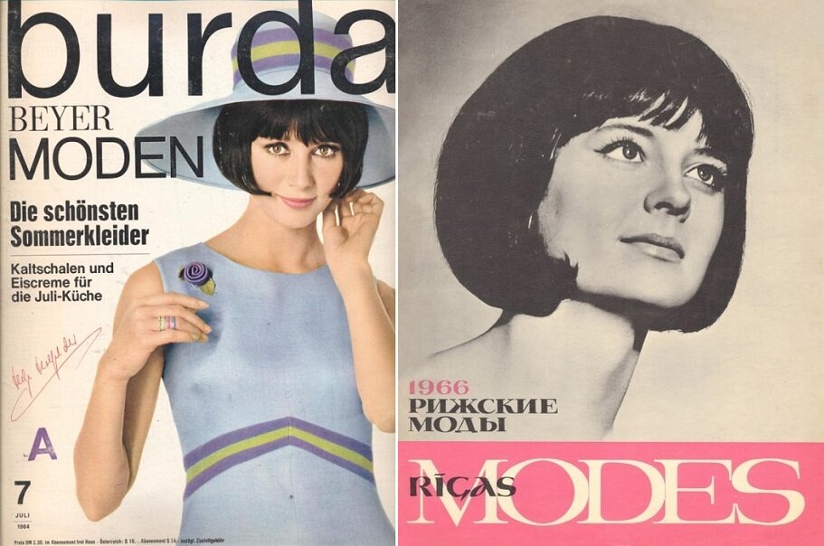 Типажи девушек 1960-х годов. Взято в библиотечке модных журналов http://www.ms77.ru/articles/biblioteka/ и на сайте латышского винтажа https://www.retro-lv.club/