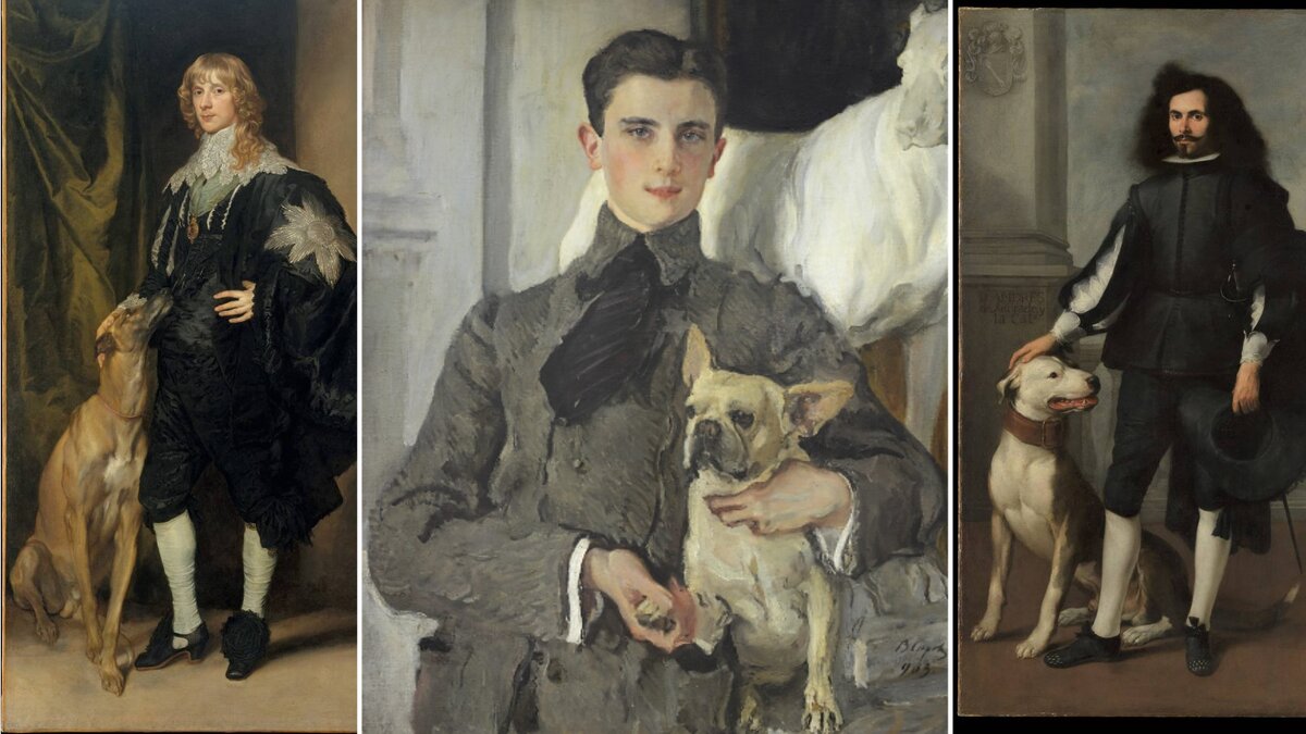 Слева направо: Джеймс Стюарт, герцог Ричмонд (Антонис ван Дейк, 1633 г.); граф Феликс Сумароков-Эльстон (Валентин Серов, 1903 г.); дон Андрес де Андраде-и-ла-Кал (Бартоломео Эстебан Мурильо, 1672 г.) © Русский музей, Метрополитен-музей