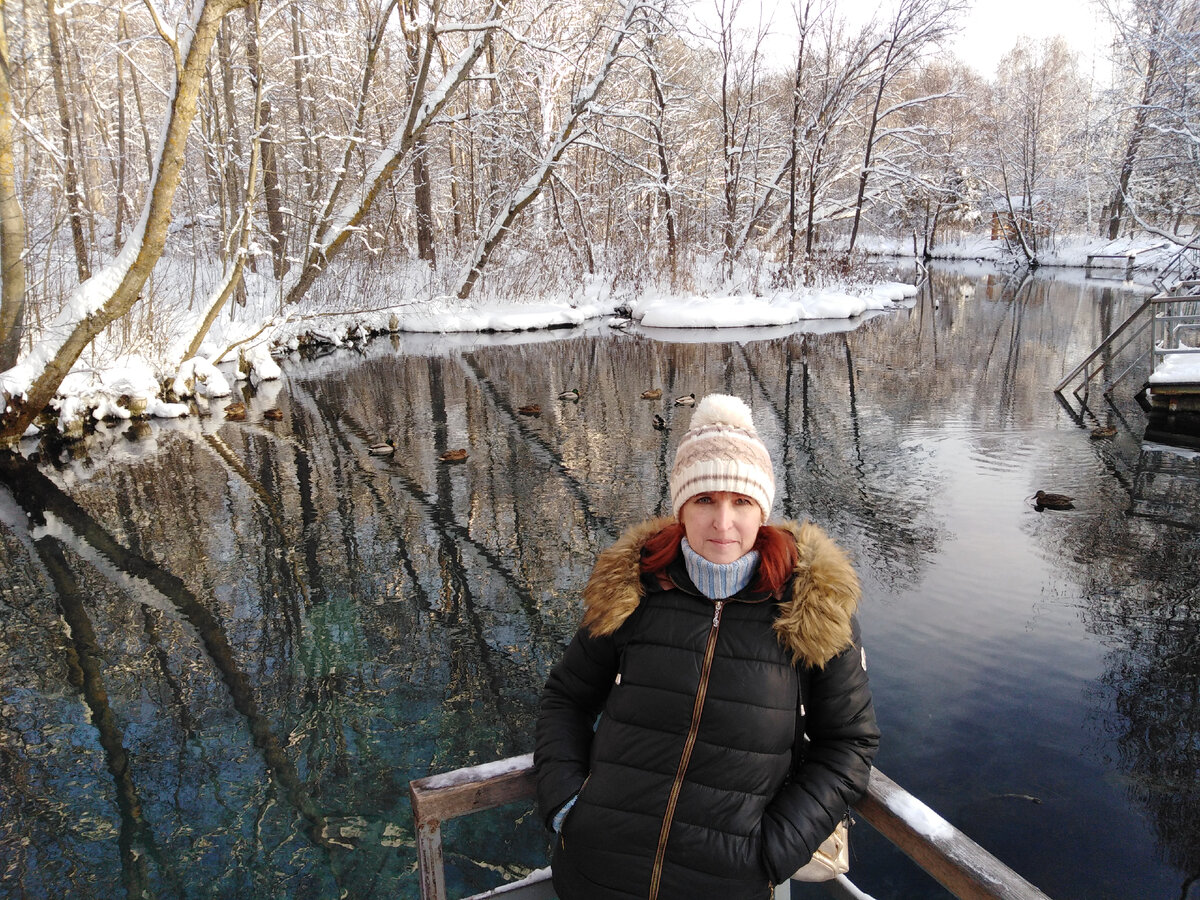 Проточное озеро. январь 2021