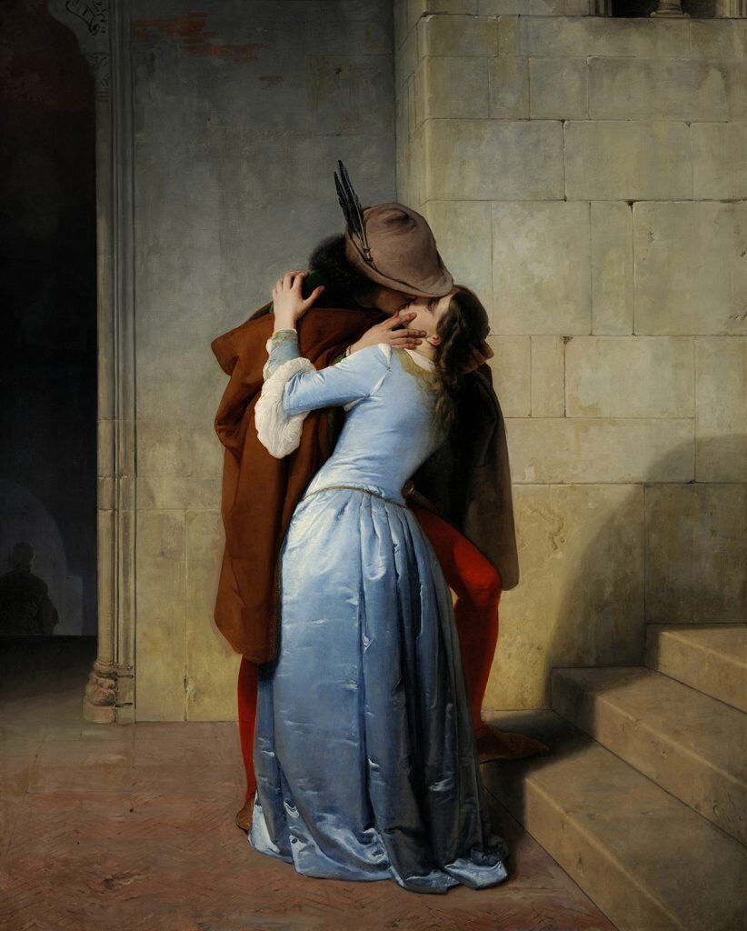 Франческо Айец «Поцелуй», 1859 © Пинакотека Брера, Милан