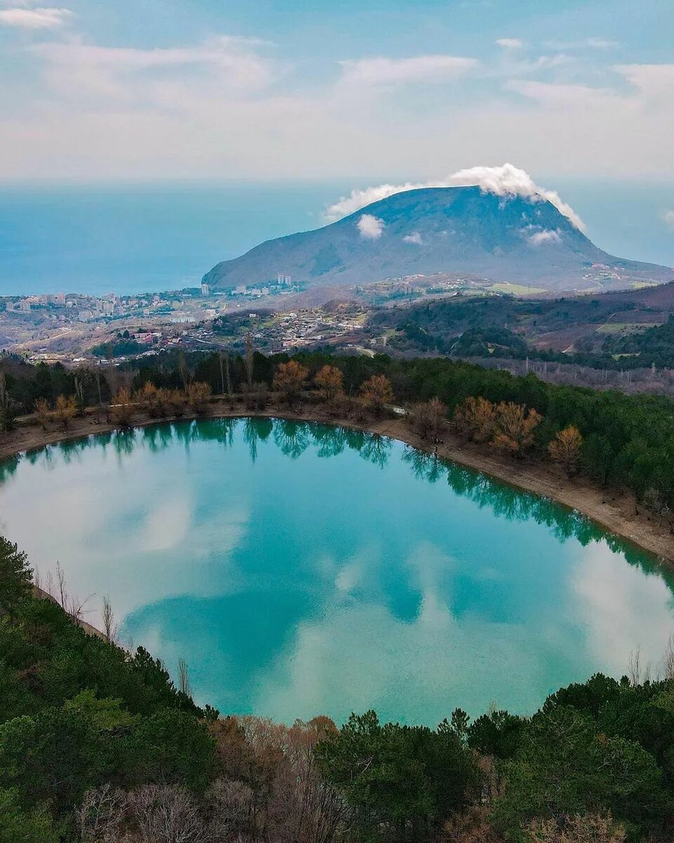 Озеро Юбилейное Крым село Запрудное