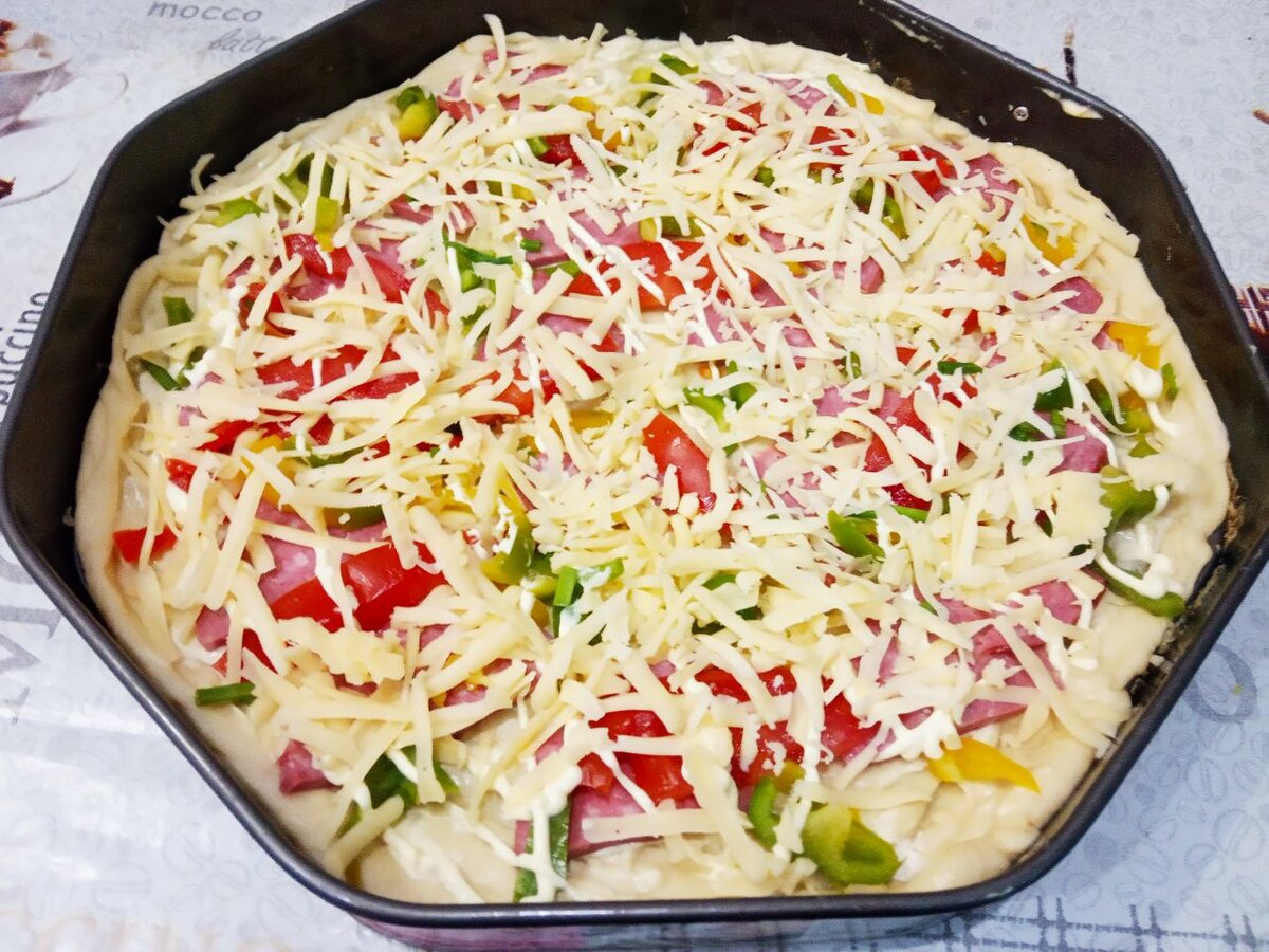 пицца из кабачков в духовке рецепты с колбасой и помидорами и сыром фото 72