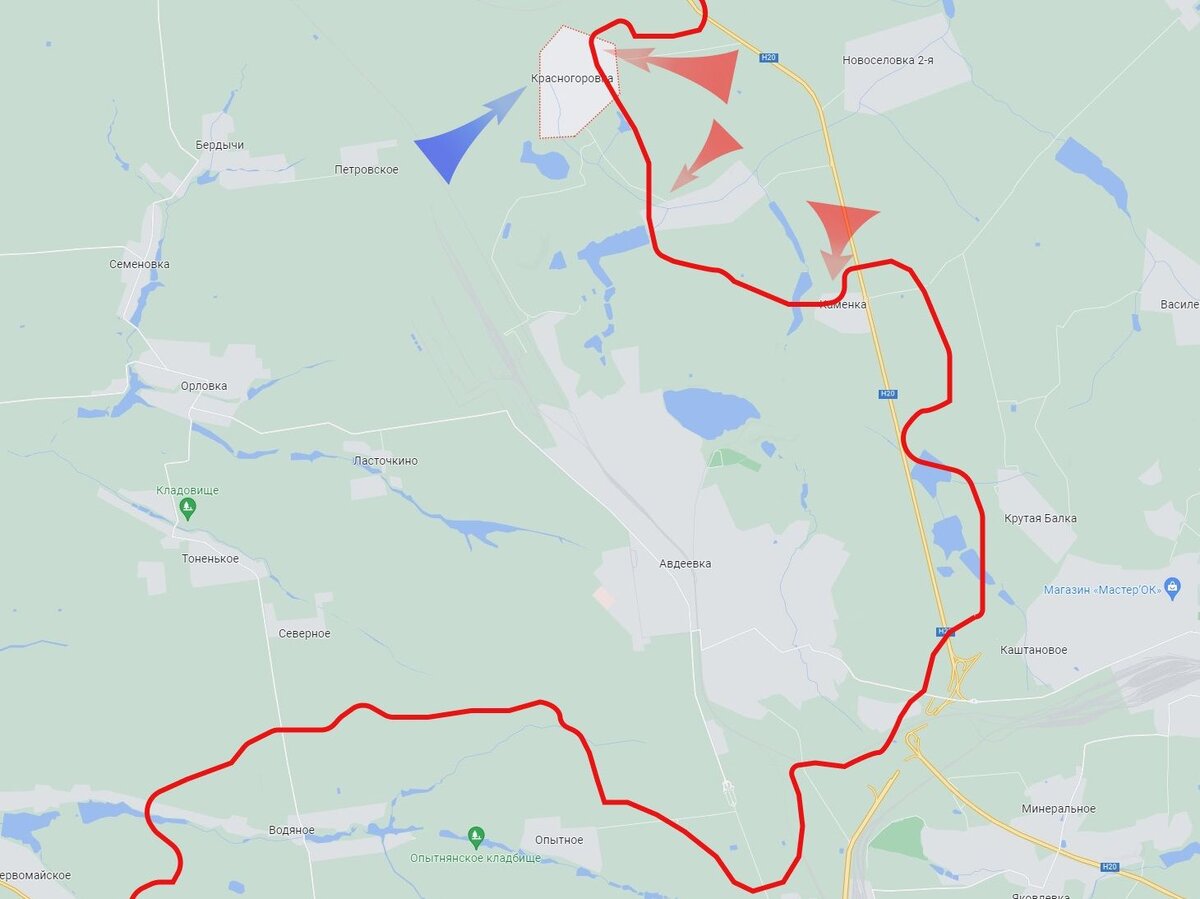    Боевые действия под Авдеевкой © ИА REGNUM
