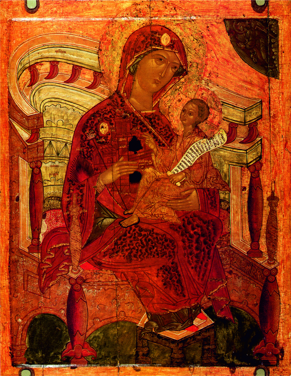 Икона 16 века, Россия. Место хранения: Переславль-Залесский государственный историко-архитектурный и художественный музей-заповедник