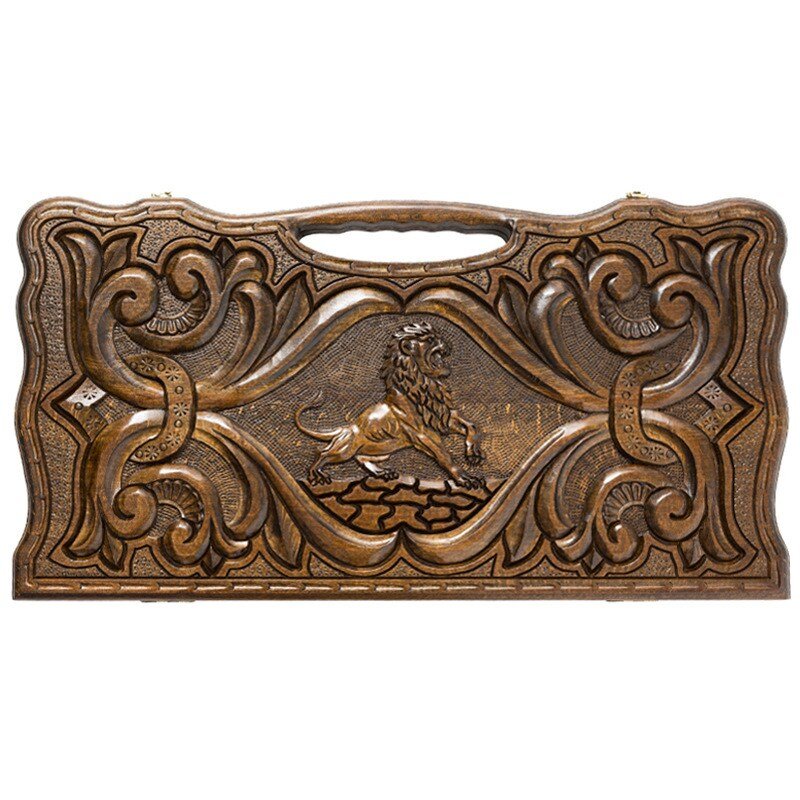 Нарды ручной работы «Лев», 18 990 руб.