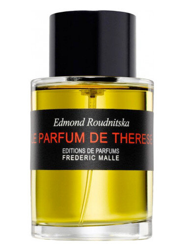 Le Parfum de Therese Frederic Malle — это аромат для мужчин и женщин, он принадлежит к группе шипровые фруктовые. Le Parfum de Therese выпущен в 2000 году. Парфюмер: Edmond Roudnitska. Верхние ноты: Дыня и Танжерин; средние ноты: Слива и Роза; базовые ноты: Кожа, Ветивер и Кедр.