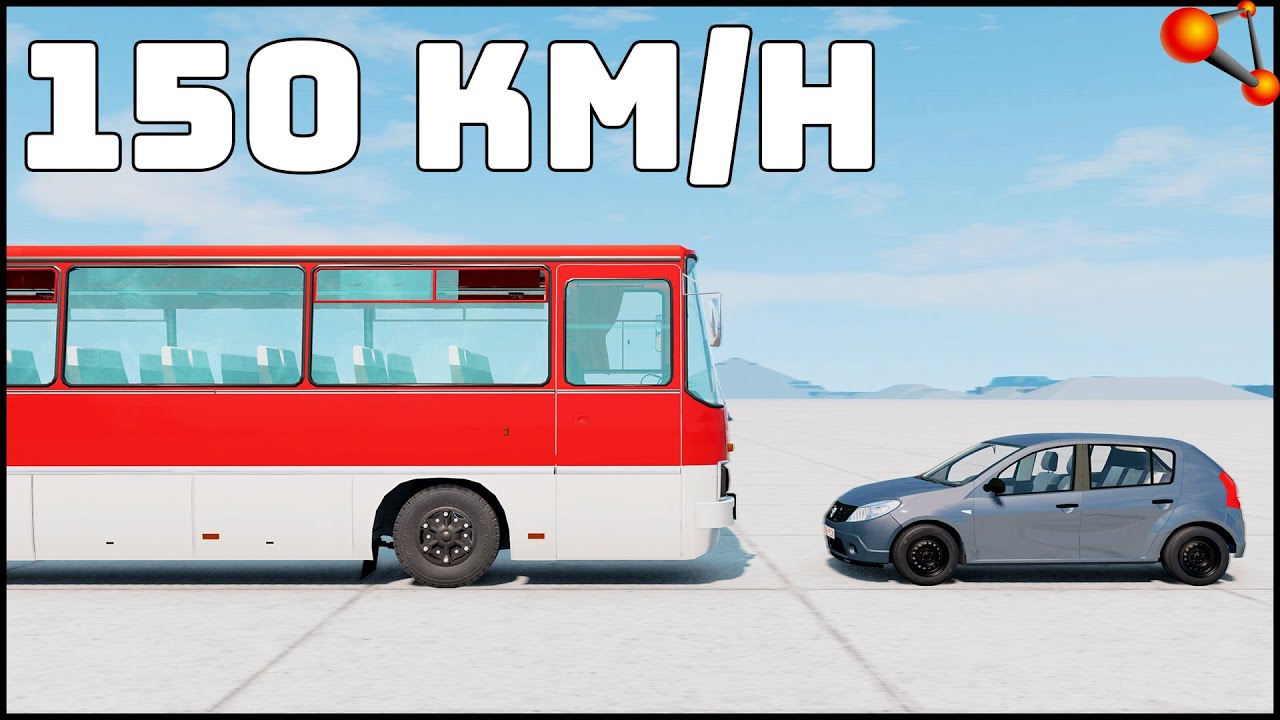 ИКАРУС Против РЕНО САНДЕРО! - BeamNg Drive