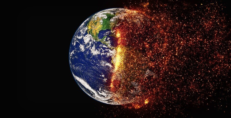    Глобальное потепление в представлении художника (cc) Global warming