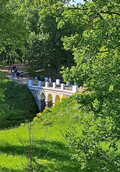 Река Караста и Петровский мост /фото из личного архива/

