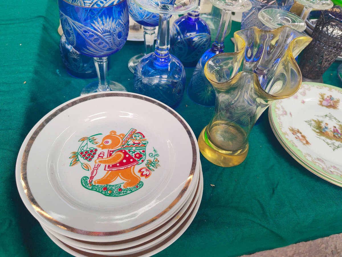 Изучаем ассортимент советского фарфора на примерах с барахолки. Рынок ...