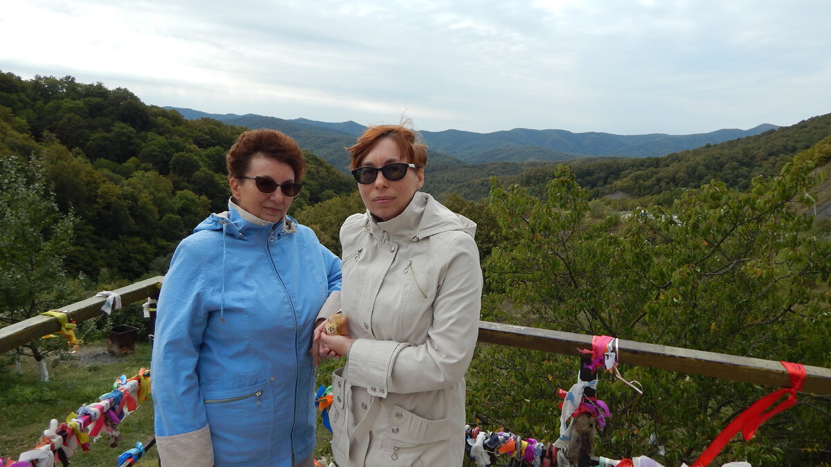 на дороге в горах