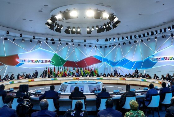    Пленарное заседание второго саммита Россия – Африка