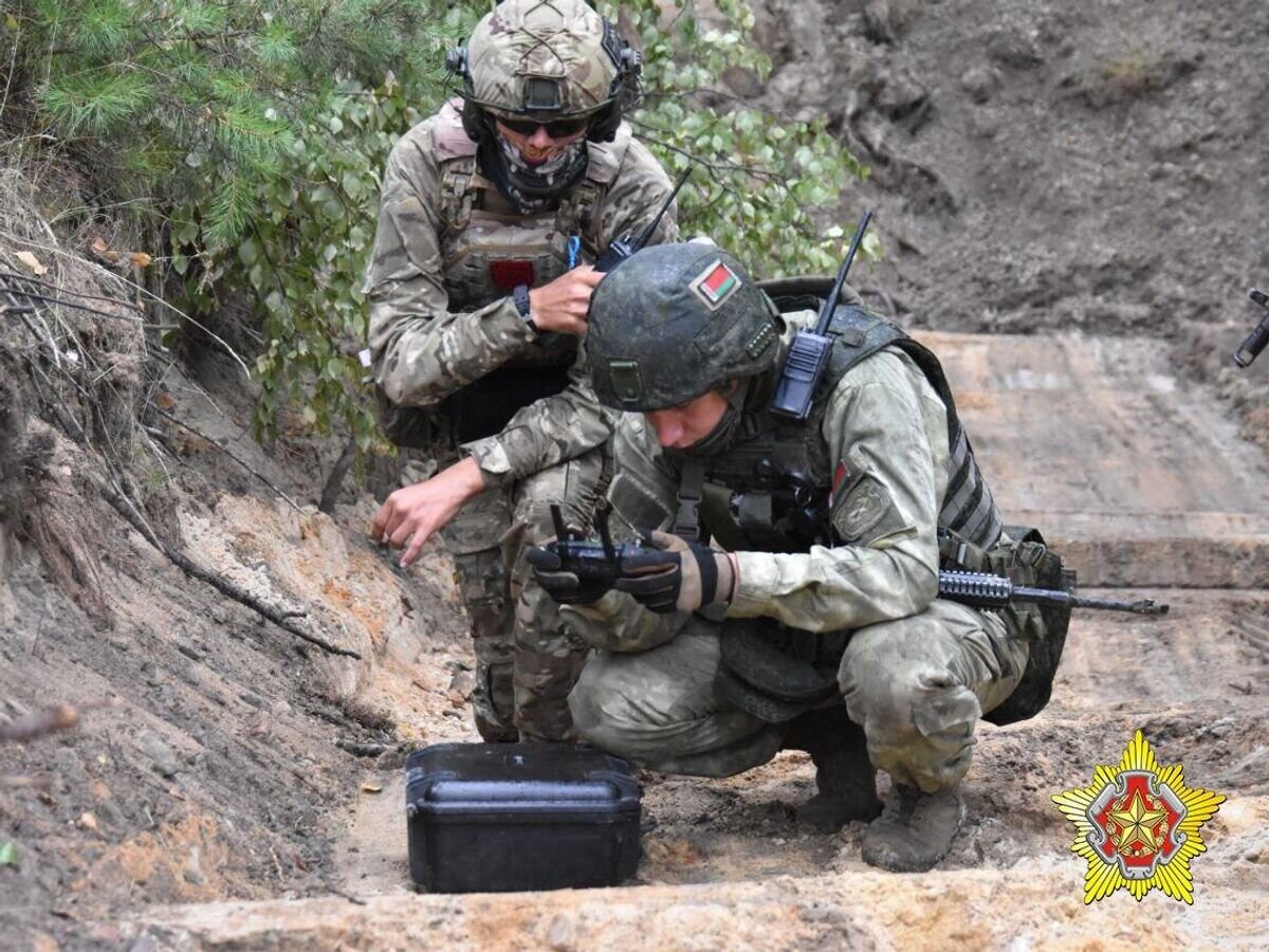    Совместные тренировки белорусских военнослужащих с бойцами группы "Вагнер"© Фото : Министерство обороны Республики Беларусь