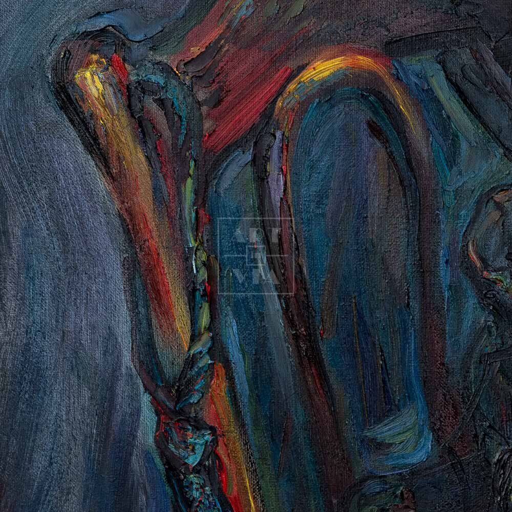 Фрагмент №2. «Натюрморт со стулом». Автор: Александр Попов. Год создания: 2011. Страна: Россия.