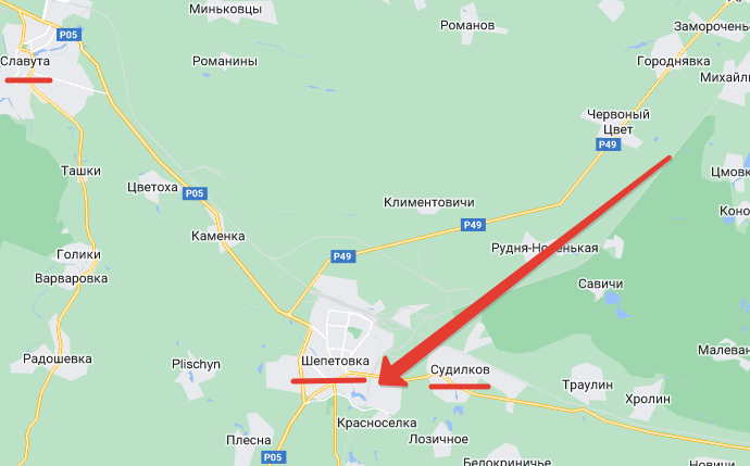 Взятие Шепетовки, рисунок Автора