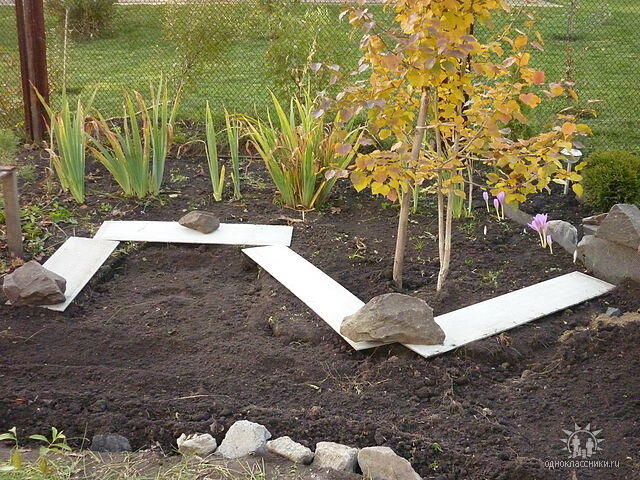 Рисую на земле!