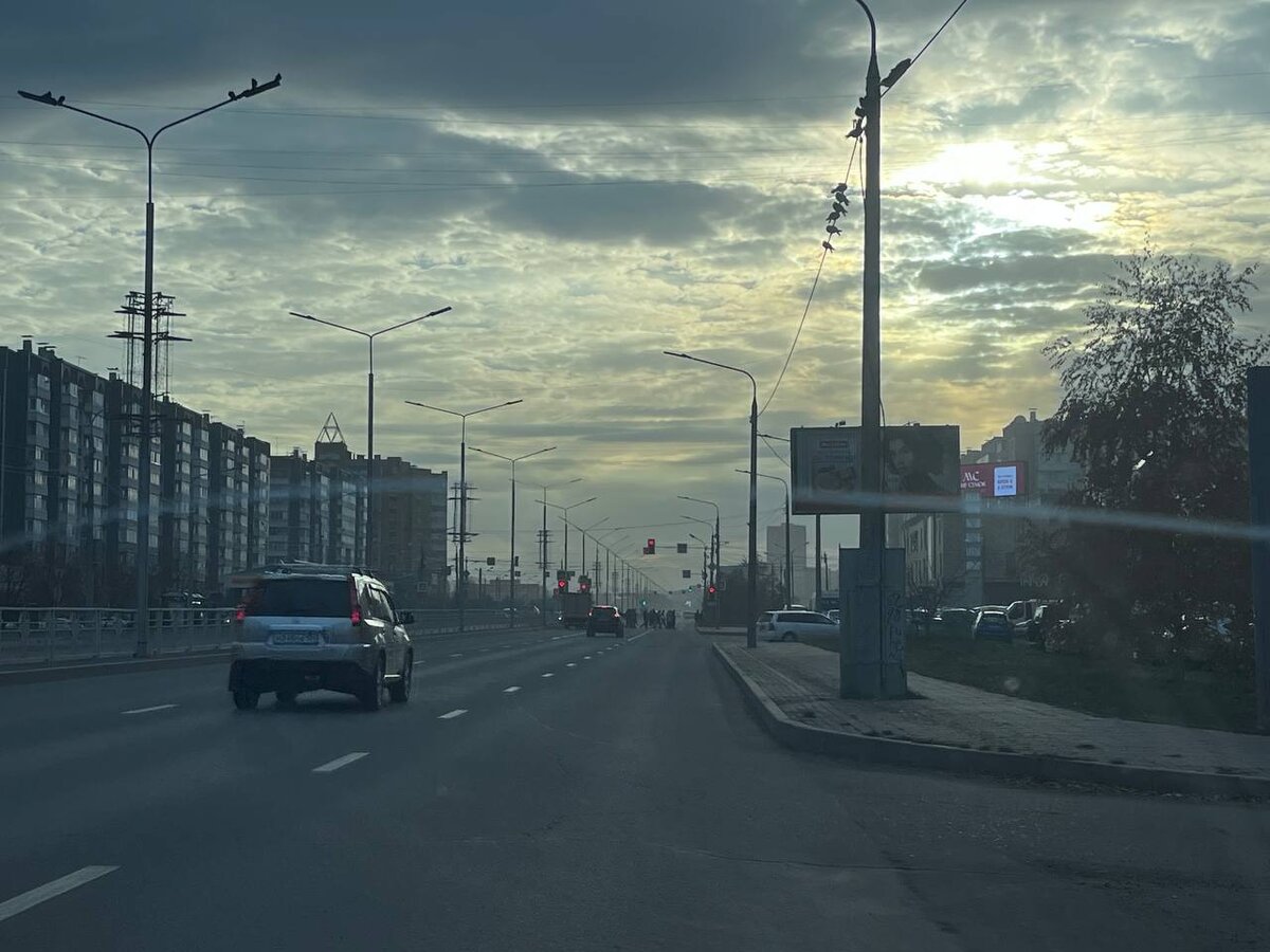 ул. Молокова, Красноярск. Здесь сложно что-то увидеть