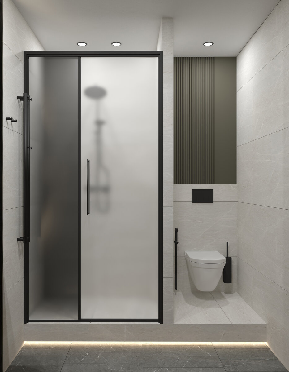 Проект ванной комнаты дизайнера Анны Альфрет  для конкурса Вдохновение KERRANOVA