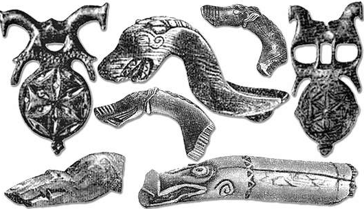 Славянская утварь культа Змея-ящера