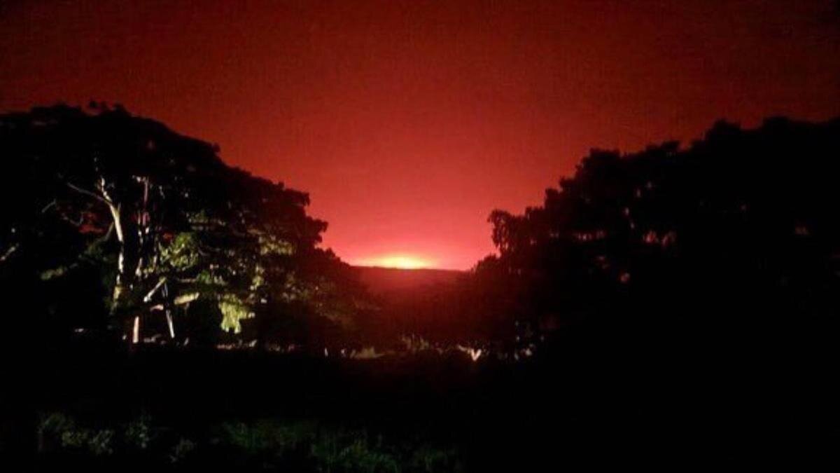    Извержение вулкана Мауна-Лоа на Гавайях:twitter.com/TutuAfuvai