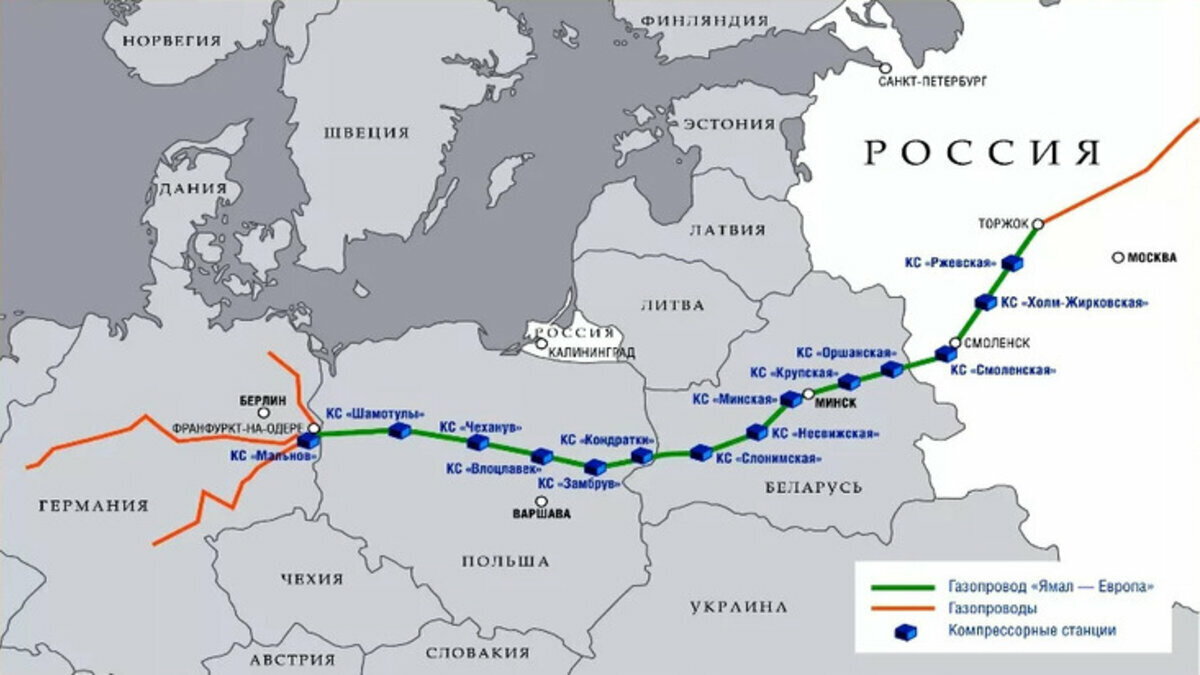 Карта газопровода спб