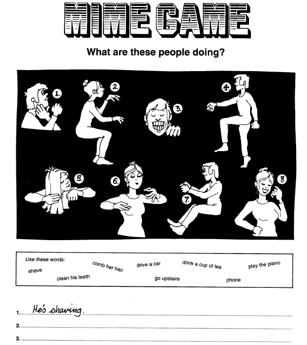 Play games with English 1