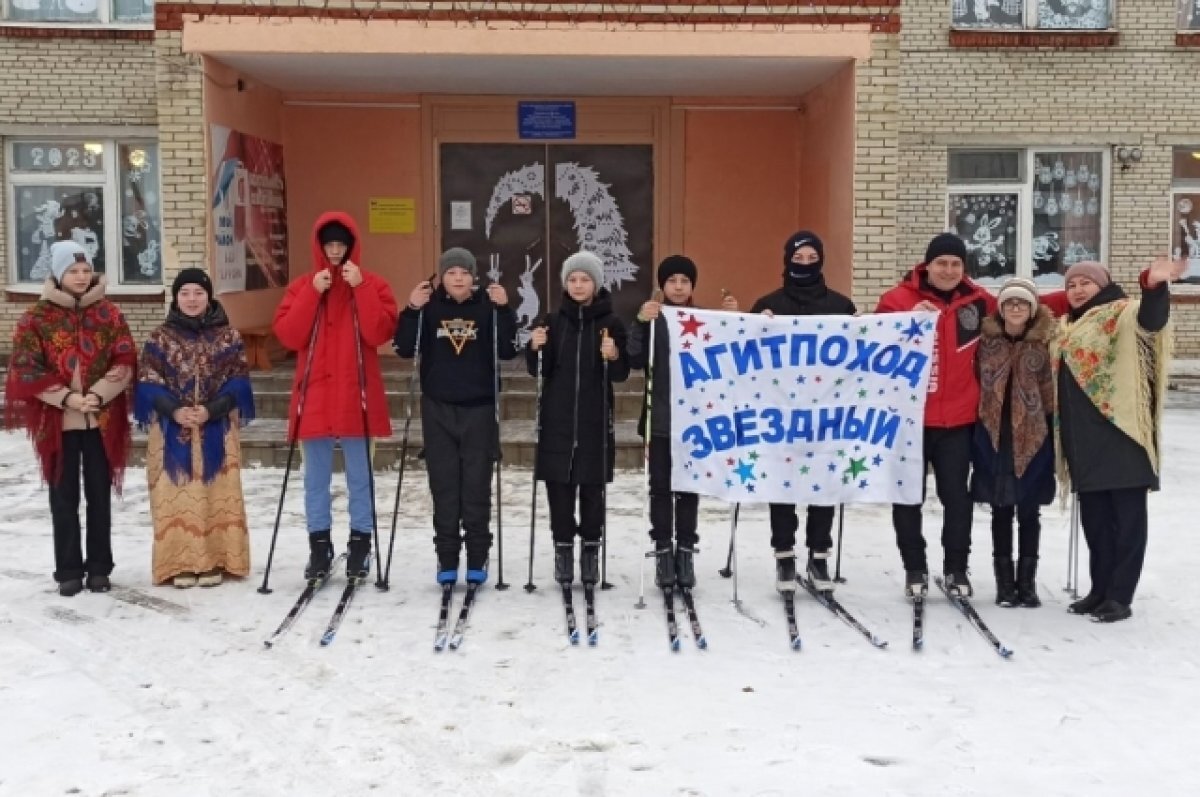    Участниками лыжного агитпохода стали почти 500 пензенских школьников