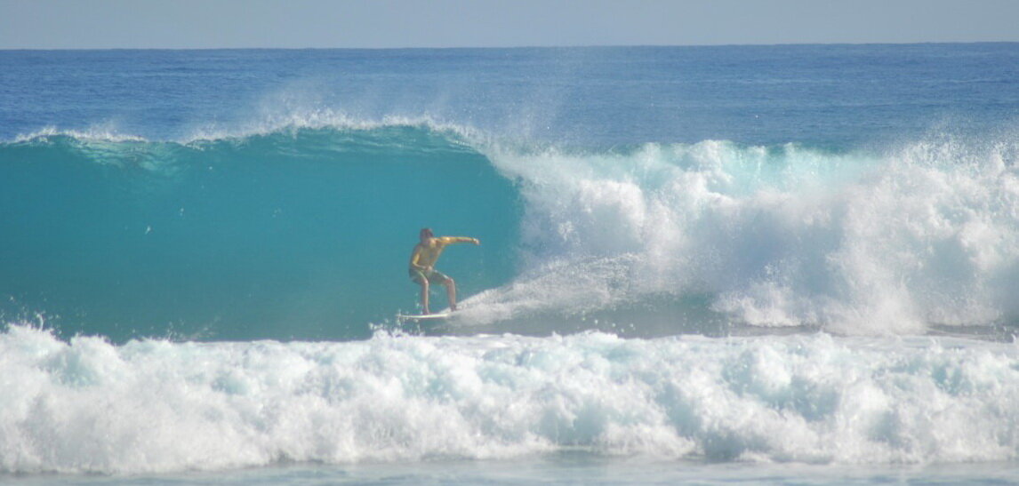 На волнах у Плайя Энкуэнтро