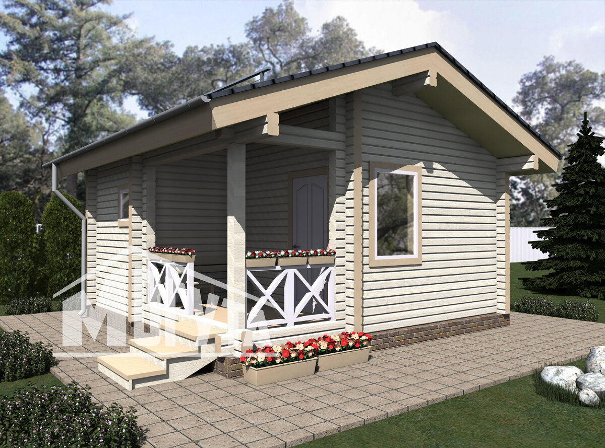 баня 6х6 Могута