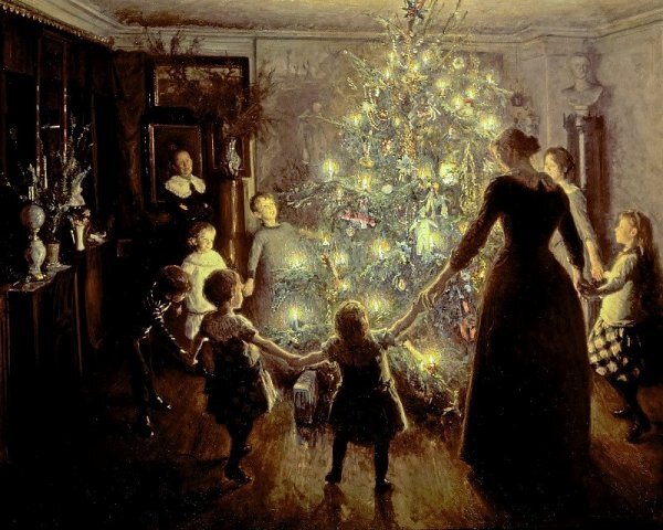 Счастливое Рождество, 1891. Вигго Юхансен.