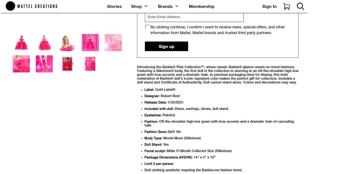 https://creations.mattel.com/products/barbie-pink-collection-doll-pink-premiere-gtj76