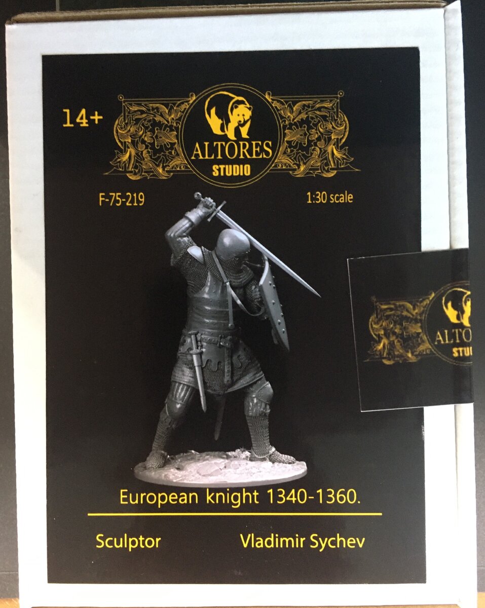 Фото автора. На коробке опечатка: каталожный номер указывает на 75-й масштаб вместо 54мм, но это мелочи