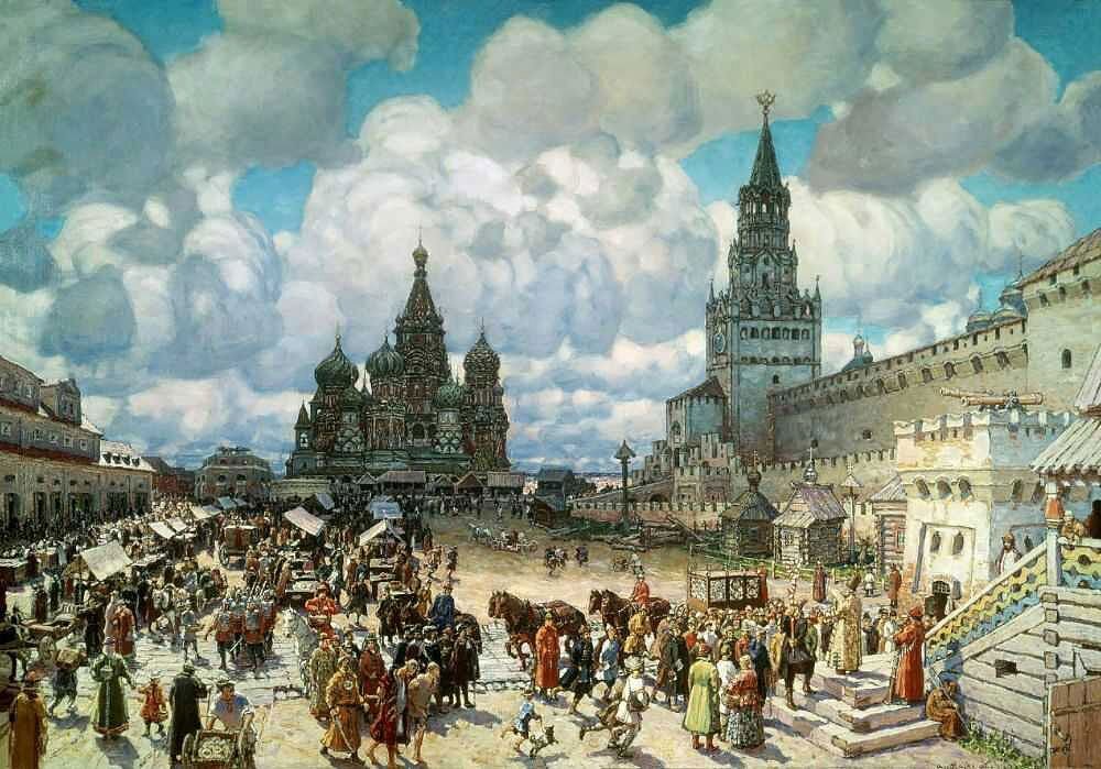 Васнецов А.М.  "Красная площадь"