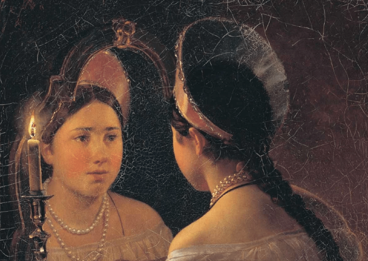 Карл Брюлов "Гадающая Светлана" 1836г