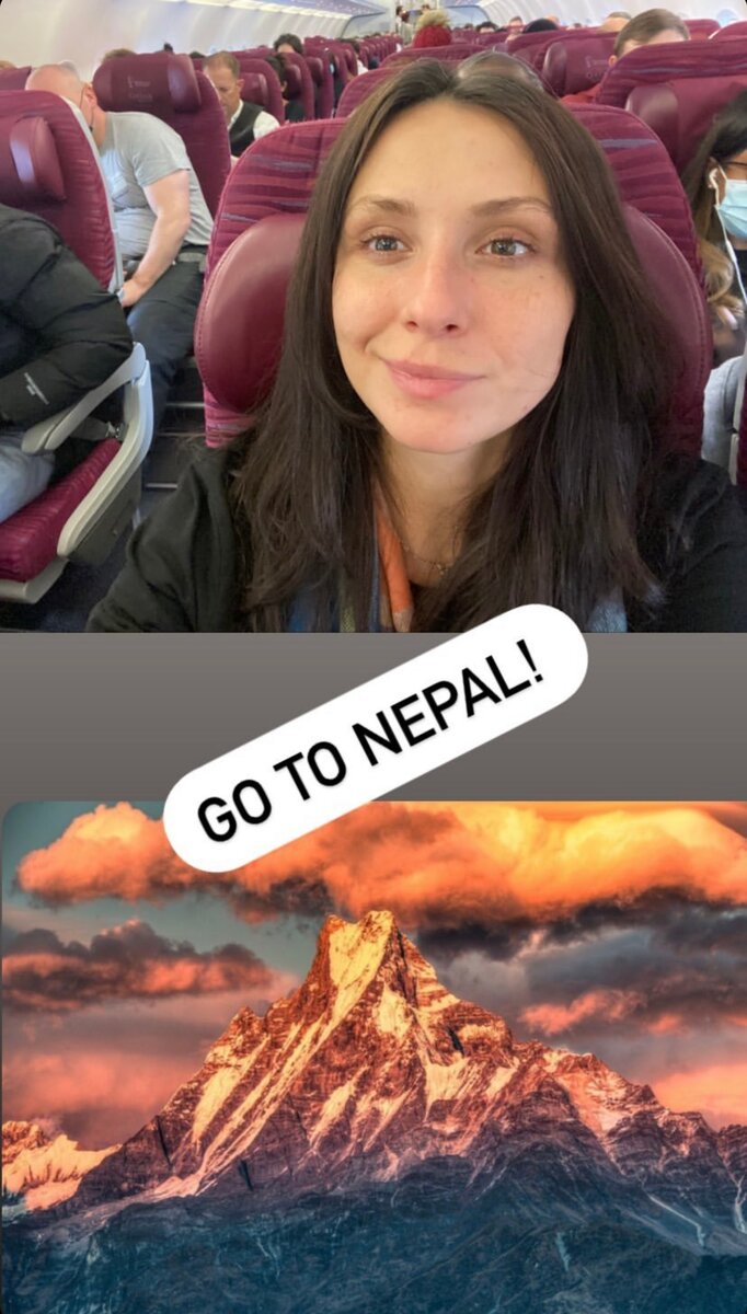    Последняя фотография Елены Бандуро, сделанная в разбившемся самолете Фото: Инстаграм (запрещен в РФ)