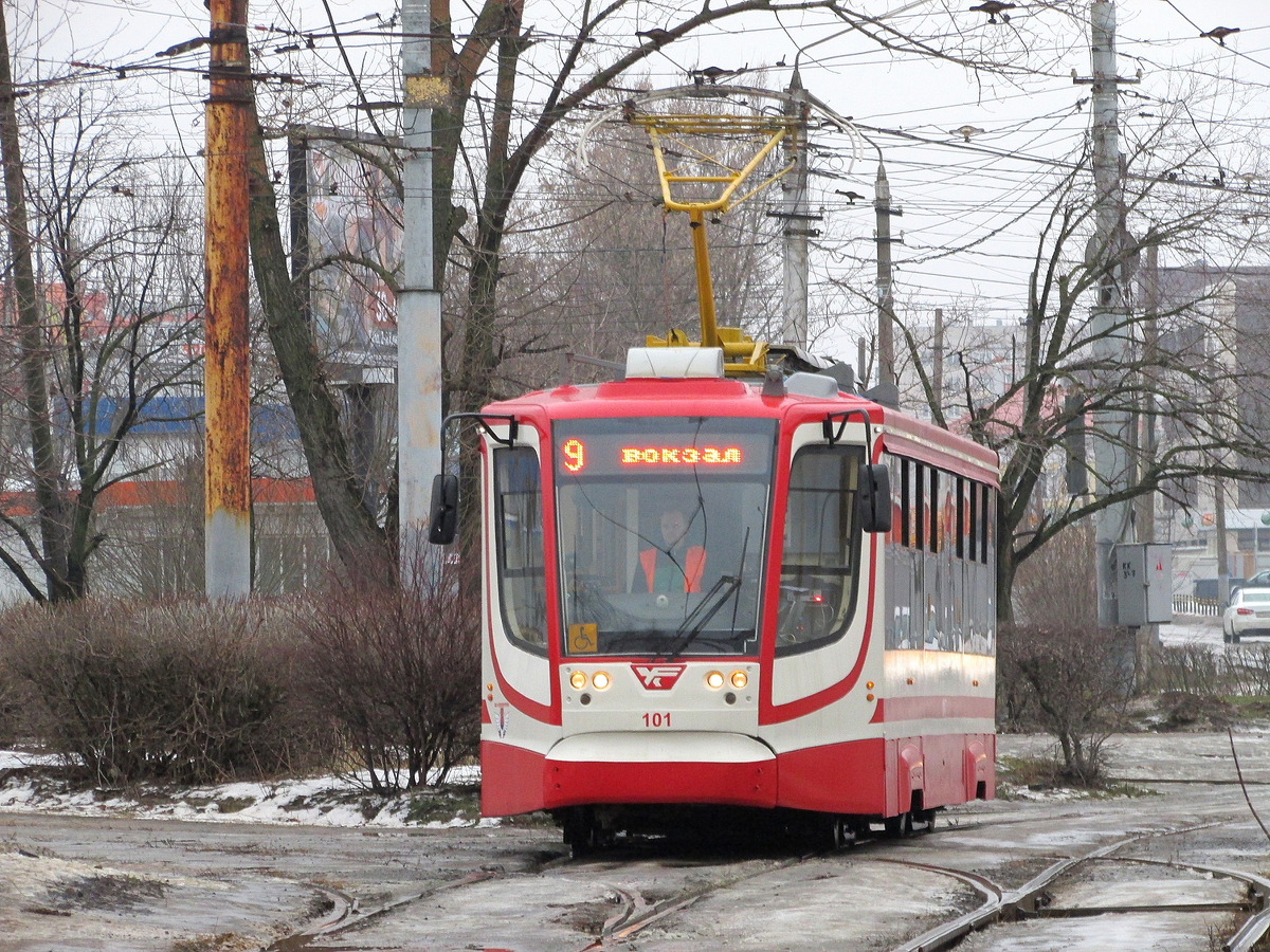 Вагон 71-623-02 на 9 маршруте, 19.01.2023 года, фото Гуськов Данил