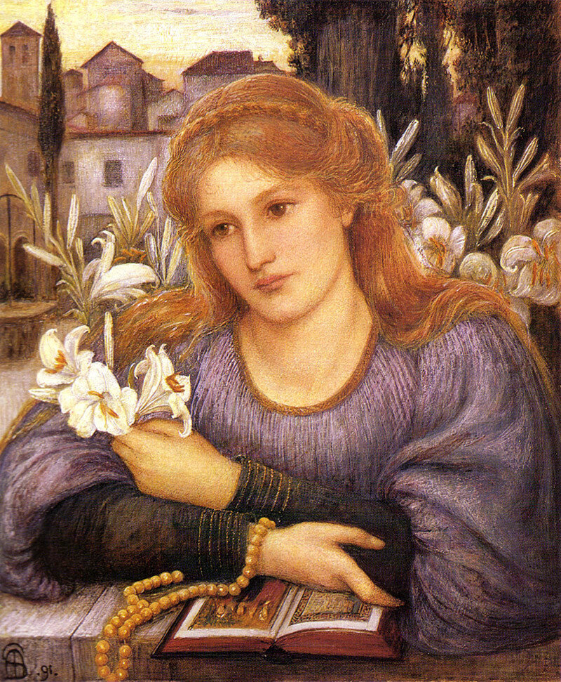 Marie Spartali Stillman. Монастырская лилия