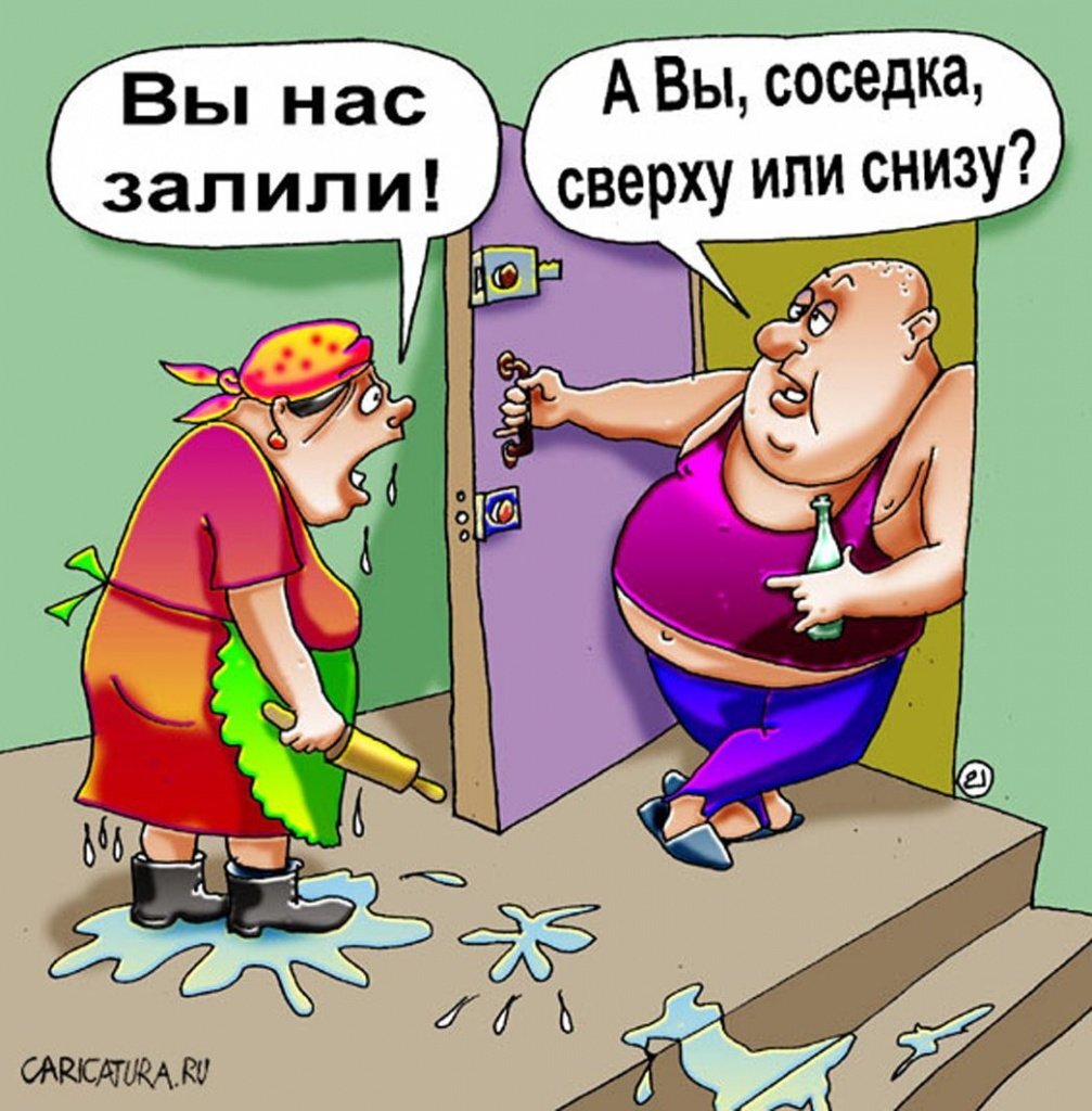 Соседи карикатура