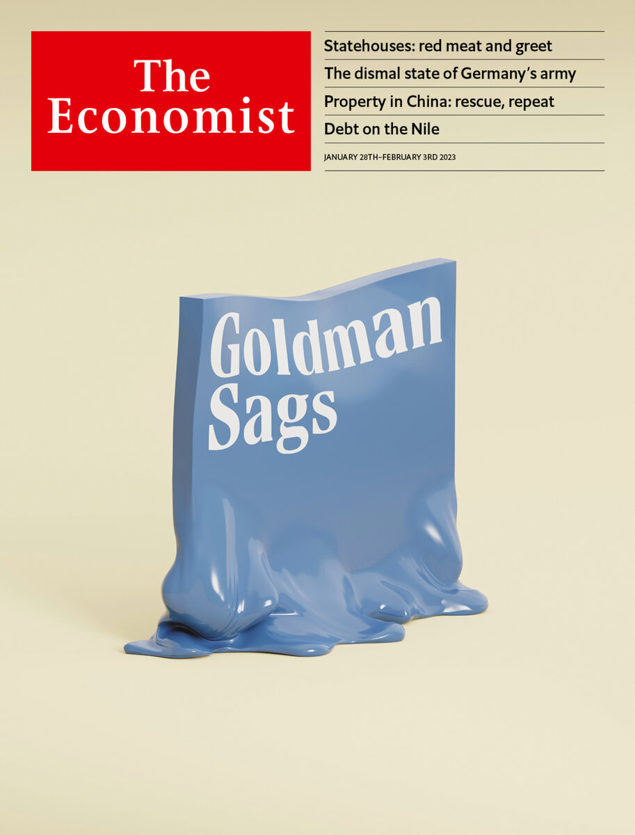 Обложка еженедельного выпуска The Economist от 28 января