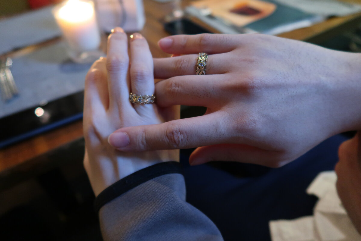 Фото автора. Наши свадебные кольца